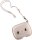Woodcessories AirCase - AirPod Leder Hülle mit Halskette - Old Rose