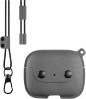 Woodcessories AirCase - AirPod Leder Hülle mit Halskette - Stone Gray