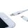 Cyoo 2in1 - Lightning Ladekabel mit Audio Anschluss - Weiss
