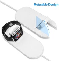 Cyoo 2in1 Wireless Lade Pad - Schwarz - Ladegerät - QI Standard
