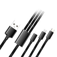 Cyoo 3in1 USB Ladekabel auf Micro USB, USB-C und...