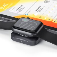 Satechi USB-C Magnetic Charging Dock für Apple Watch - Anthrazit