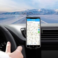 Cyoo KFZ universal Handy Halterung mit Wireless Ladegerät - Schwarz