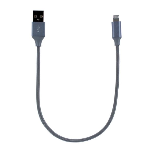 Cyoo Lightning Lade- und Datenkabel - 30cm - Silber