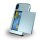Cyoo Slid Style - Karten Fach Hardcover für Apple iPhone X - Silber