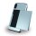 Cyoo Slid Style - Karten Fach Hardcover für Apple iPhone X - Silber