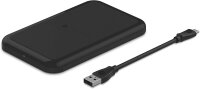 Mophie 3933 Wireless Lade Qi Lade Pad für Smartphone-Ladestation - Schwarz
