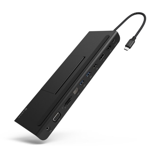 ADAM elements CASA Hub Pro 11-in-1 für Apple MacBook & USB-C Notebooks - schwarz