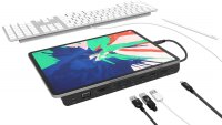 ADAM elements CASA Hub Pro 11-in-1 für Apple MacBook & USB-C Notebooks - schwarz