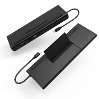 ADAM elements CASA Hub Pro 11-in-1 für Apple MacBook & USB-C Notebooks - schwarz
