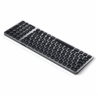 Satechi Aluminium Bluetooth Backlit Keyboard Slim German - Space Gray (Grau)