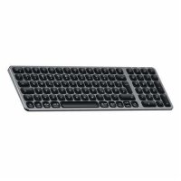 Satechi Aluminium Bluetooth Backlit Keyboard Slim German - Space Gray (Grau)