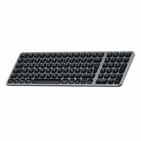 Satechi Aluminium Bluetooth Backlit Keyboard Slim German - Space Gray (Grau)