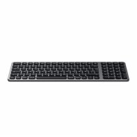 Satechi Aluminium Bluetooth Backlit Keyboard Slim German - Space Gray (Grau)