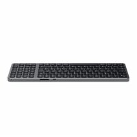 Satechi Aluminium Bluetooth Backlit Keyboard Slim German - Space Gray (Grau)