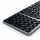 Satechi Aluminium Bluetooth Backlit Keyboard Slim German - Space Gray (Grau)