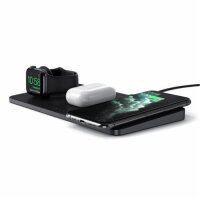 Satechi Trio Wireless Charging Pad - Schwarz