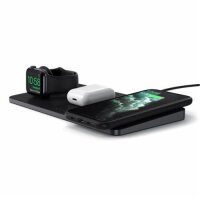 Satechi Trio Wireless Charging Pad - Schwarz