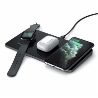 Satechi Trio Wireless Charging Pad - Schwarz