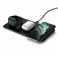 Satechi Trio Wireless Charging Pad - Schwarz