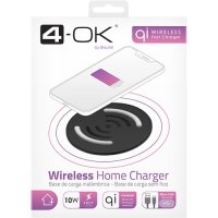 4-OK runde QI Wireless Ladestation 10W FAST CHARGE - W6