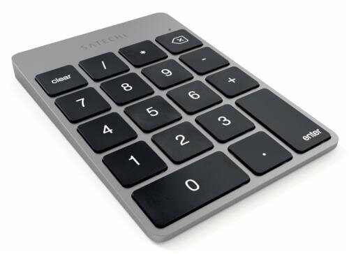 Satechi Slim Wireless Keypad - Space Gray (Grau)