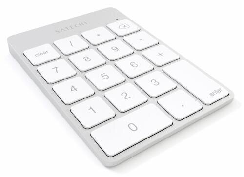 Satechi Slim Wireless Keypad Ziffernblock - Silber