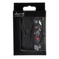 DressUP by 4smarts Grip Flowers mit Umhängeband - Schwarz