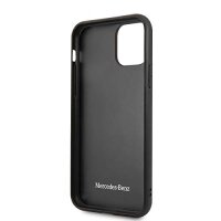 Mercedes Benz Wood Line Rosewood Hard Cover für Apple iPhone 11 Pro - Braun