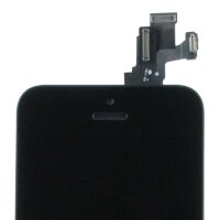 Cyoo Apple iPhone 5C - Ersatzteil - Komplett LCD Display Modul inkl. Lichtsensor + Frontkamera - Schwarz
