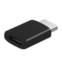 Samsung Adapter GH98-41290A / GH98-11381A Micro USB auf USB Typ C - Schwarz
