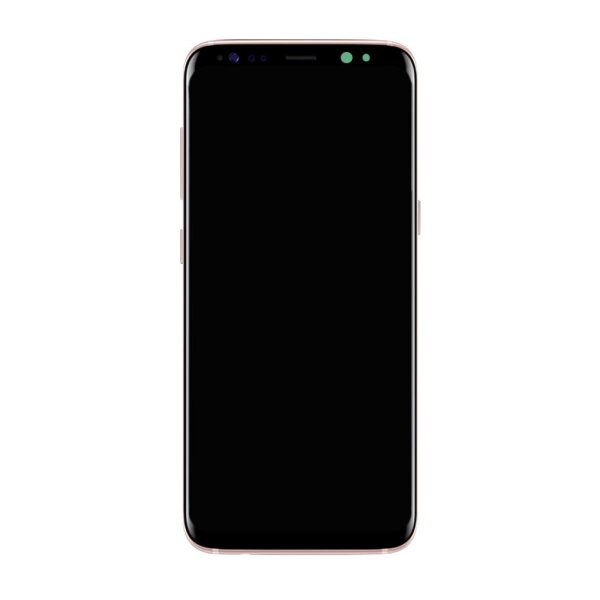 Samsung G950F Galaxy S8 - Original Ersatzteil - LCD Display / Touchscreen mit Rahmen - Pink