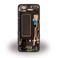 Samsung G950F Galaxy S8 - Original Ersatzteil - LCD Display / Touchscreen mit Rahmen - Schwarz