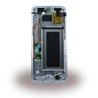 Samsung G955F Galaxy S8+ - Original Ersatzteil - LCD Display / Touchscreen mit Rahmen - Silber