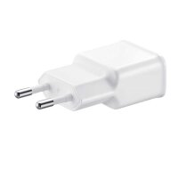 Samsung EP-TA50EWE - Schnell Ladegerät + USB Typ C Kabel - Weiss