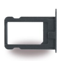 Ersatzteil - SIM Karten Fach - Apple iPhone 5, 5s - Schwarz