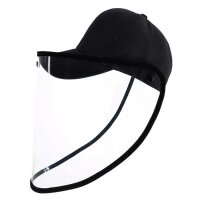 Cyoo Anti-Spuck-Schutz - Baseball Kappe Schwarz mit...