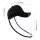Cyoo Anti-Spuck-Schutz - Baseball Kappe Schwarz mit Transparenter Maske
