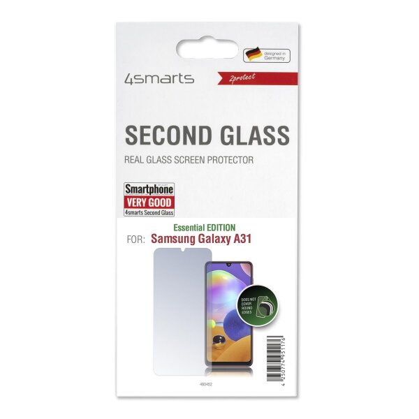 4smarts Second Glass Essential für Samsung Galaxy A31