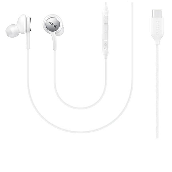 Samsung Original AKG In-Ear Typ C Headset / Kopfhörer - Weiss