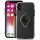 Puro Magnet Ring Cover Silikon Case - Apple iPhone X, Xs - Schwarz