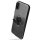 Puro Magnet Ring Cover Silikon Case - Apple iPhone X, Xs - Schwarz