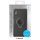 Puro Magnet Ring Cover Silikon Case - Apple iPhone X, Xs - Schwarz