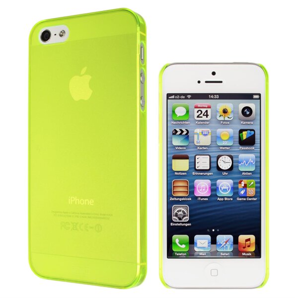 Artwizz SeeJacket Clip Light für Apple iPhone 5, 5s, SE - Neon Yellow (Gelb)