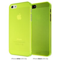 Artwizz SeeJacket Clip Light für Apple iPhone 5, 5s, SE - Neon Yellow (Gelb)