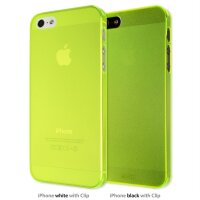 Artwizz SeeJacket Clip Light für Apple iPhone 5, 5s, SE - Neon Yellow (Gelb)