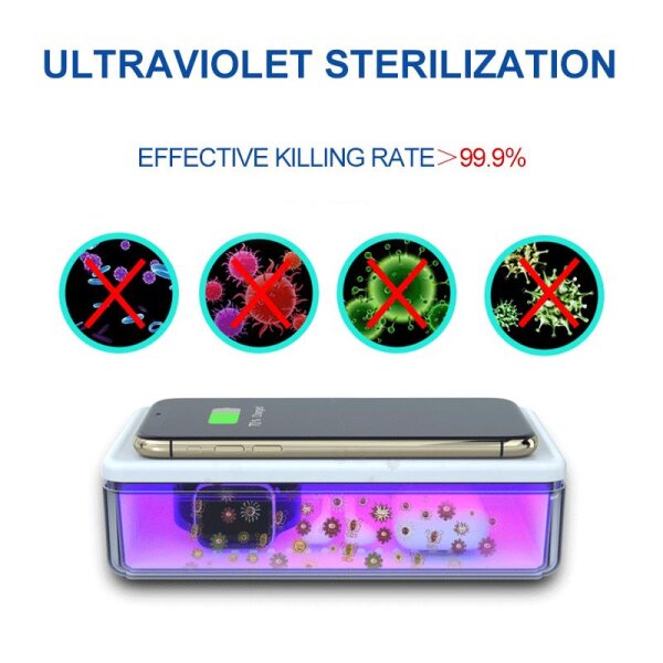 Cyoo UV Sterilisator Box mit Wireless Pad - 2W/15W