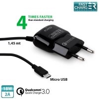 Puro Qualcomm QC 3.0 Micro USB Schnellladegerät18W...