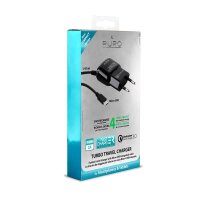 Puro Qualcomm QC 3.0 Micro USB Schnellladegerät18W 2A - Schwarz