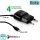Puro Qualcomm QC 3.0 Micro USB Schnellladegerät18W 2A - Schwarz